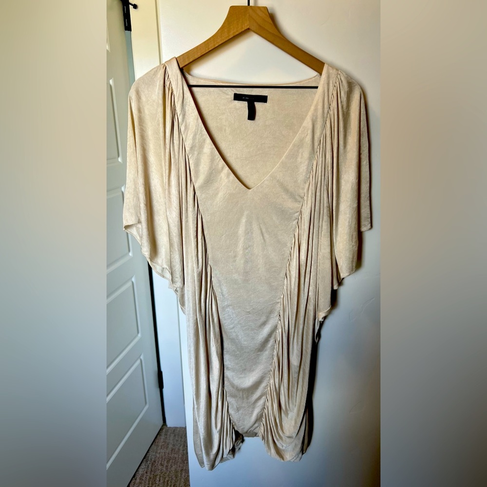 BCBG Max Azria Goddess Gold Dress